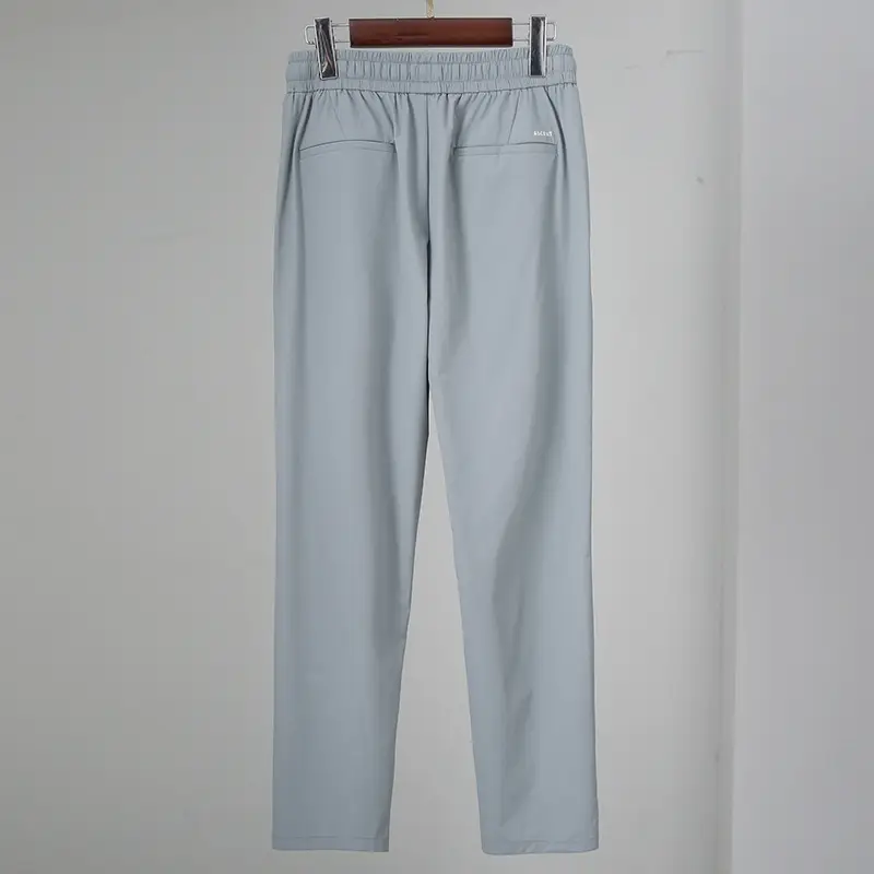 Men's Light Blue Ice Silk Ankle Pants Quick-Drying — feature 8
