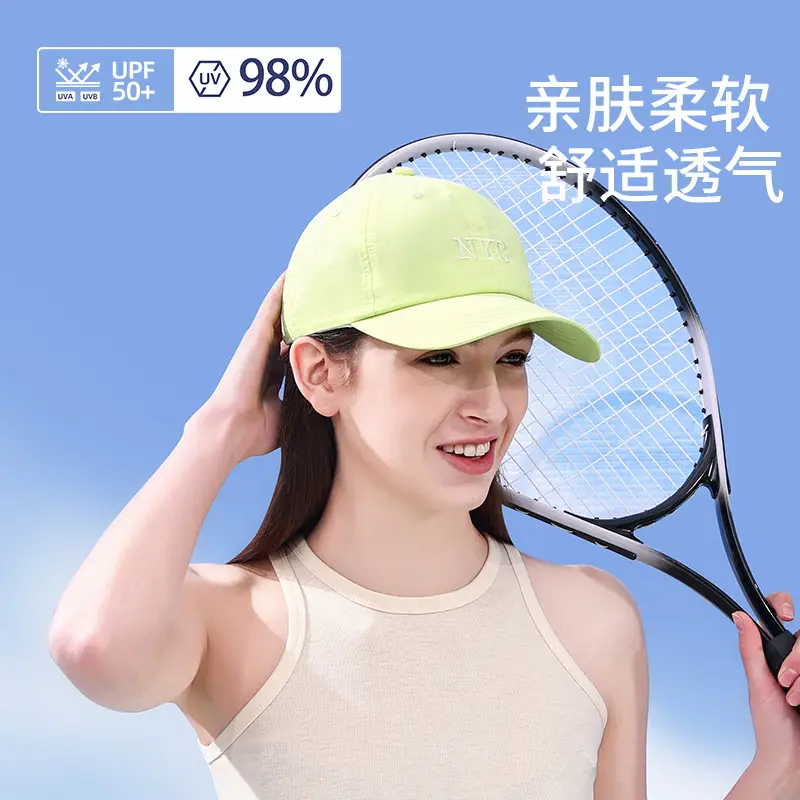 Women Sports Cap Gray Hooded Baseball Hat - Image 16