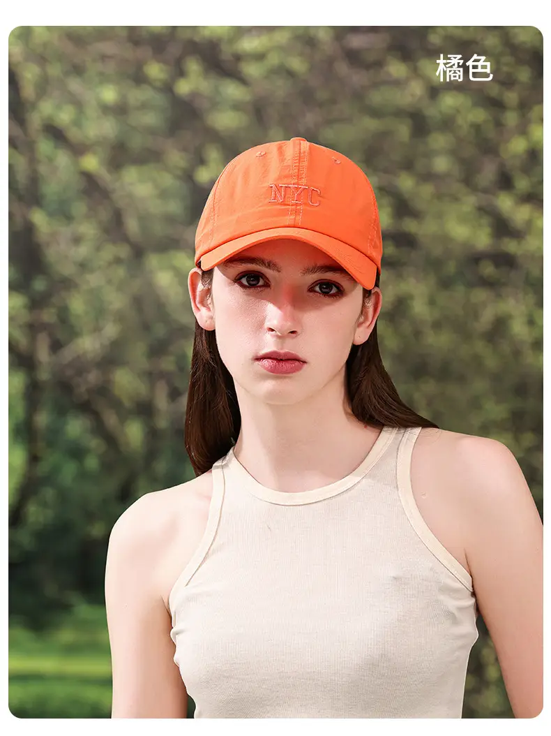 Women Sports Cap Gray Hooded Baseball Hat — feature 21