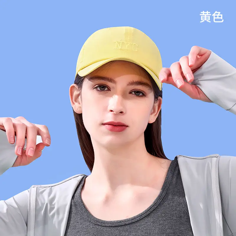 Women Sports Cap Gray Hooded Baseball Hat - Image 10