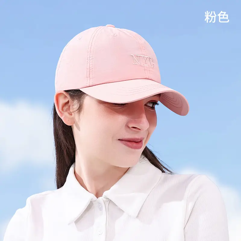 Women Sports Cap Gray Hooded Baseball Hat - Image 14