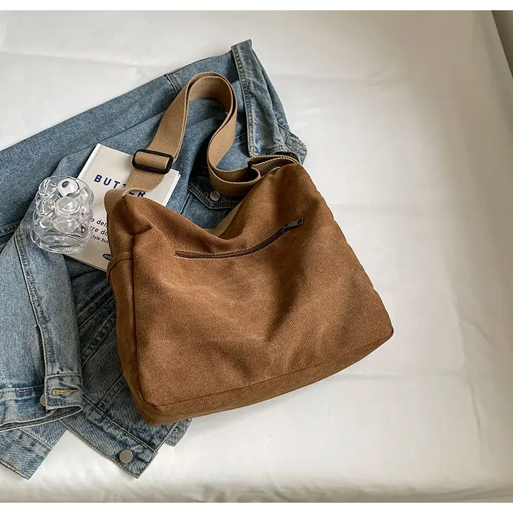 Multi Color Canvas Shoulder Bag for Women Large Capacity — feature 19