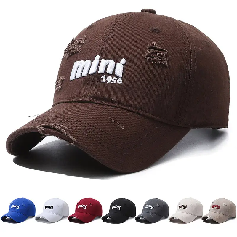 Men Women Gray Embroidered Baseball Cap 956 - Image 7