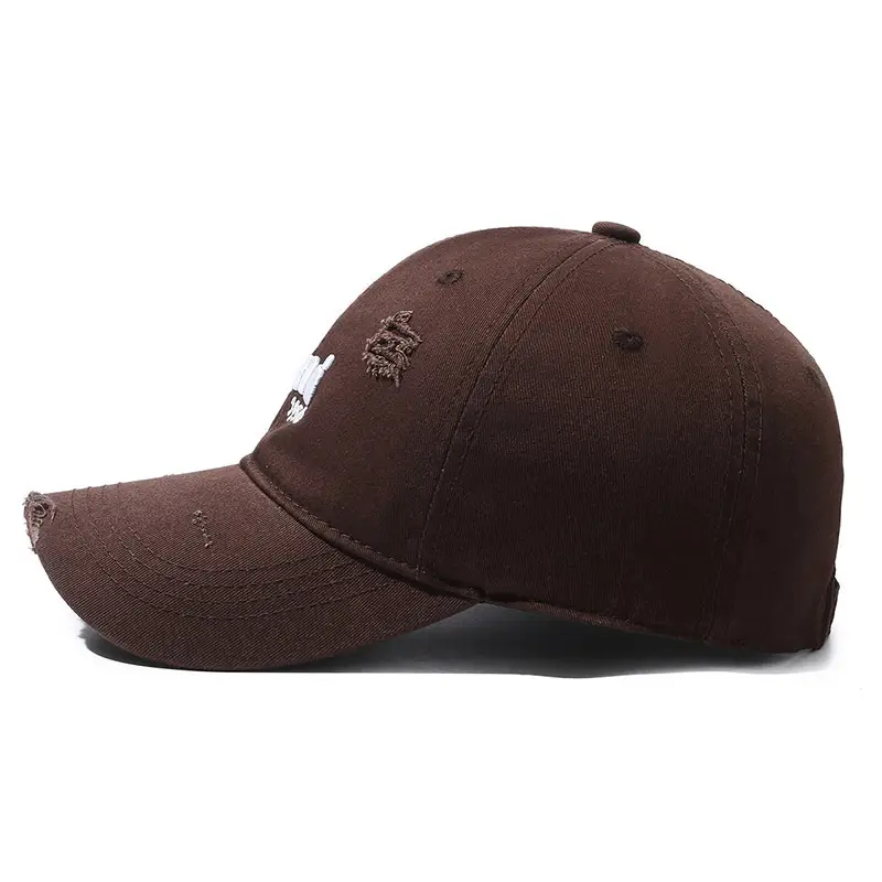 Men Women Gray Embroidered Baseball Cap 956 - Image 8