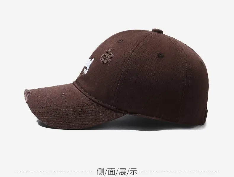 Men Women Gray Embroidered Baseball Cap 956 — feature 10