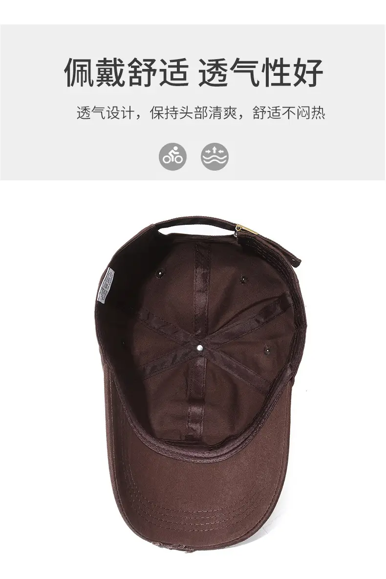 Men Women Gray Embroidered Baseball Cap 956 — feature 5