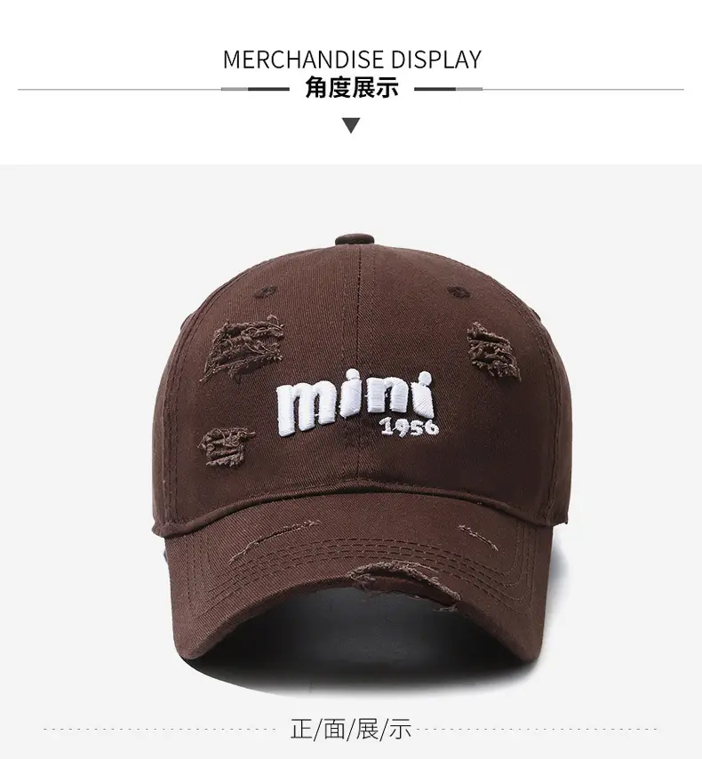 Men Women Gray Embroidered Baseball Cap 956 — feature 8