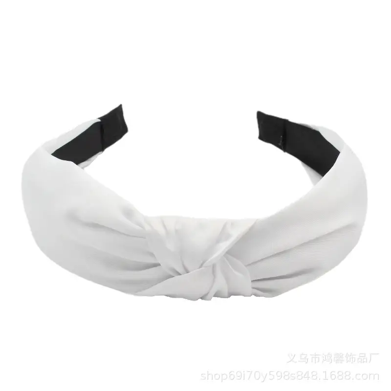 Purple Cross Knot Hair Hoop for Women
