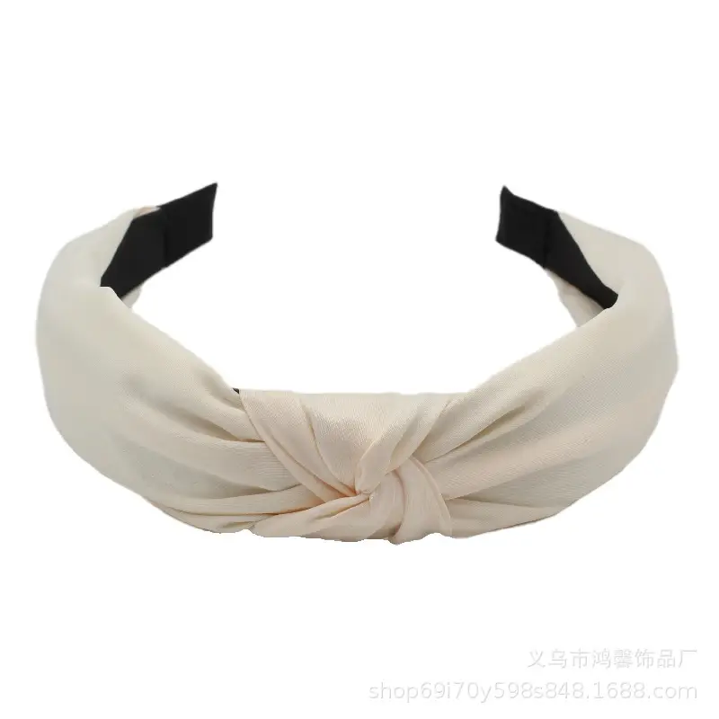 Purple Cross Knot Hair Hoop for Women
