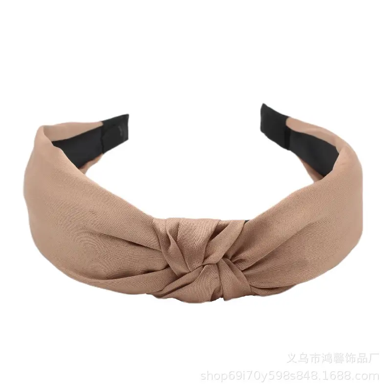 Purple Cross Knot Hair Hoop for Women