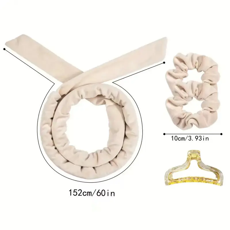 Hot Selling Velvet Bow Curling Hair Stick Set