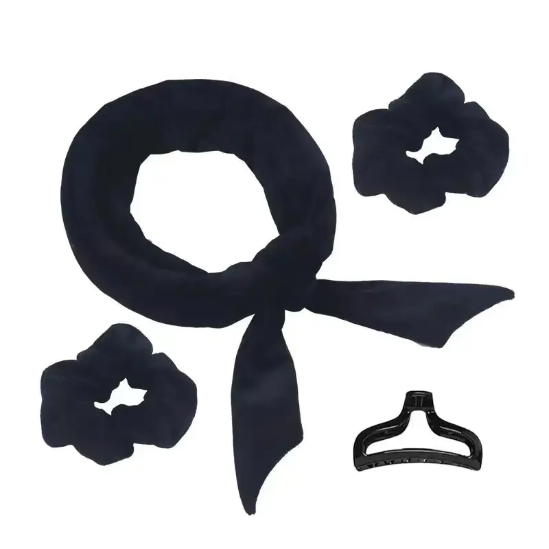 Hot Selling Velvet Bow Curling Hair Stick Set