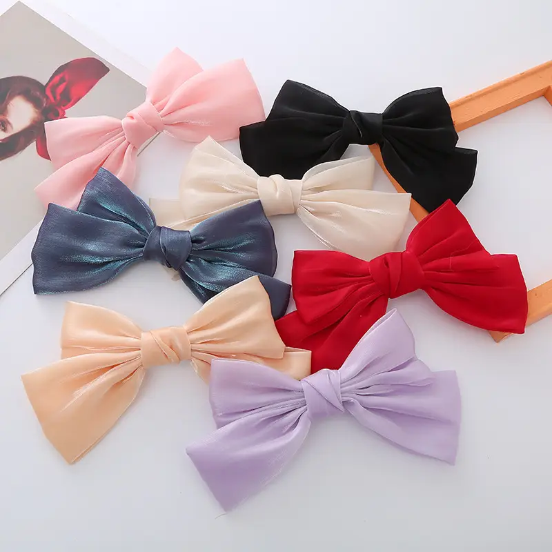 New Mermaid Bow Hairpin for Women's Head Clip - Image 19