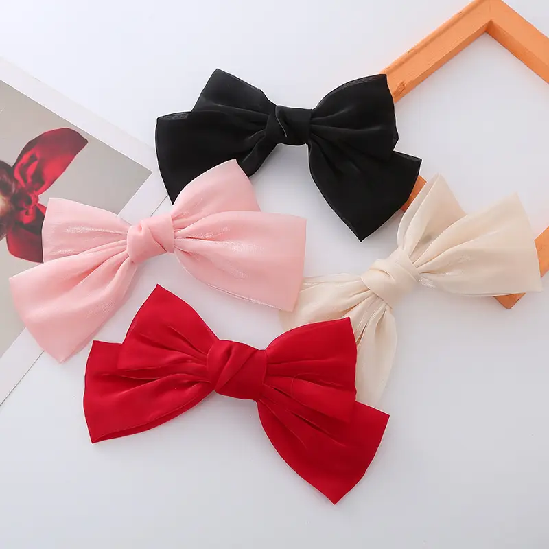 New Mermaid Bow Hairpin for Women's Head Clip - Image 20