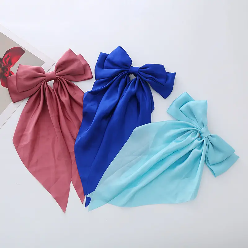 New Mermaid Bow Hairpin for Women's Head Clip — feature 11
