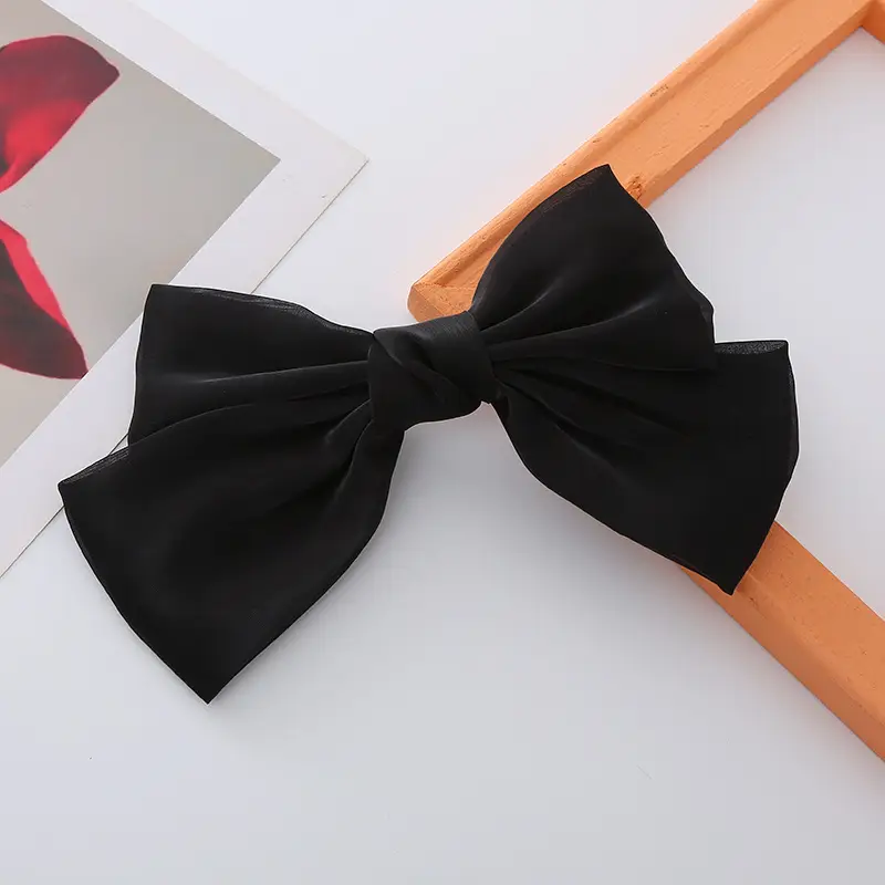 New Mermaid Bow Hairpin for Women's Head Clip - Image 7