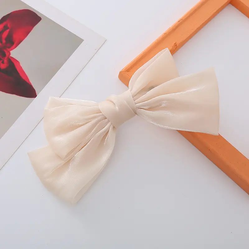 New Mermaid Bow Hairpin for Women's Head Clip - Image 9
