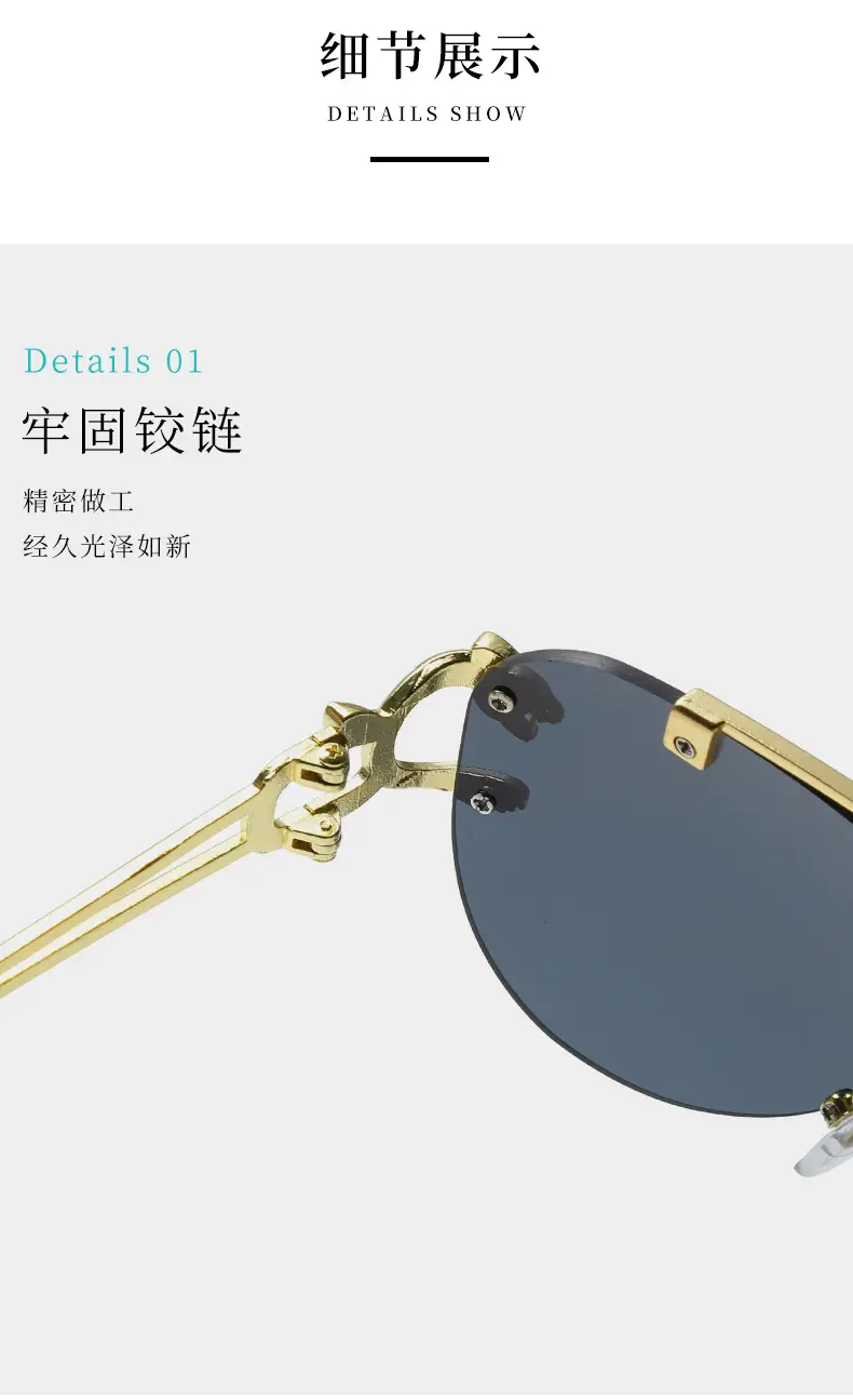Double Beam Leopard Head Sunglasses Women Men — feature 8