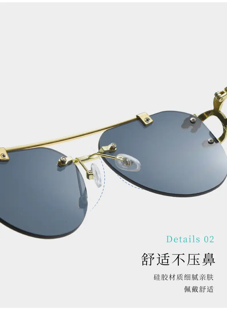 Double Beam Leopard Head Sunglasses Women Men — feature 9