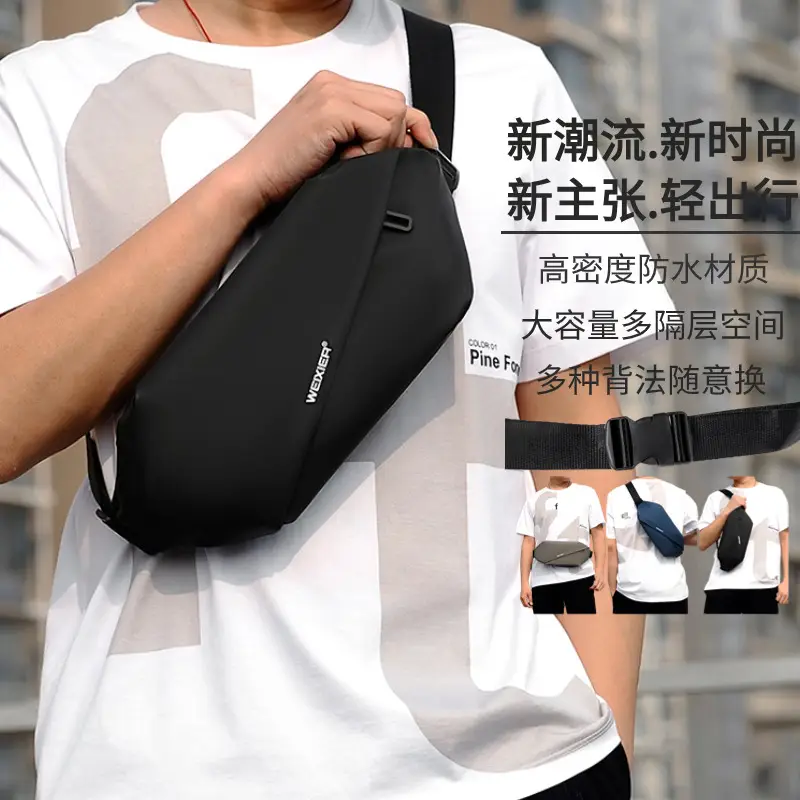 Men's Waterproof Crossbody Phone Bag with Cash Holder - Image 3