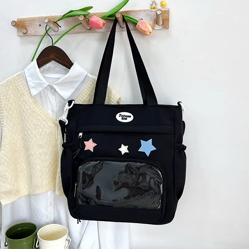 Pink Japanese Style Crossbody Bag for Students 2024 - Image 5