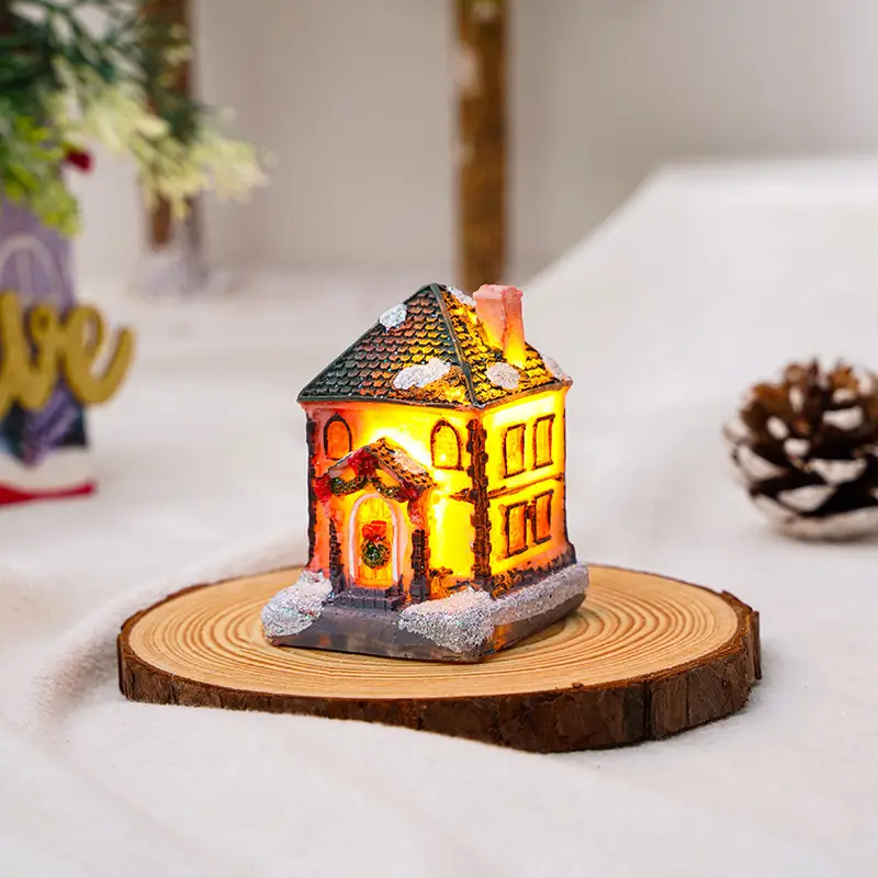 Luminous Christmas Snow House Decor for Home — feature 13