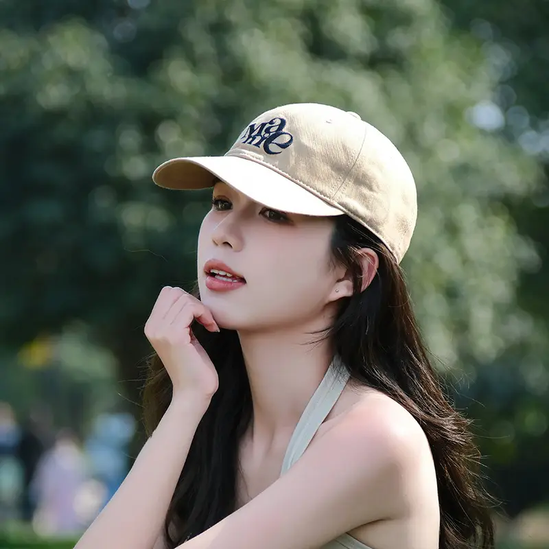 Women Black Logo Baseball Cap with "We" Embroidery - Image 6