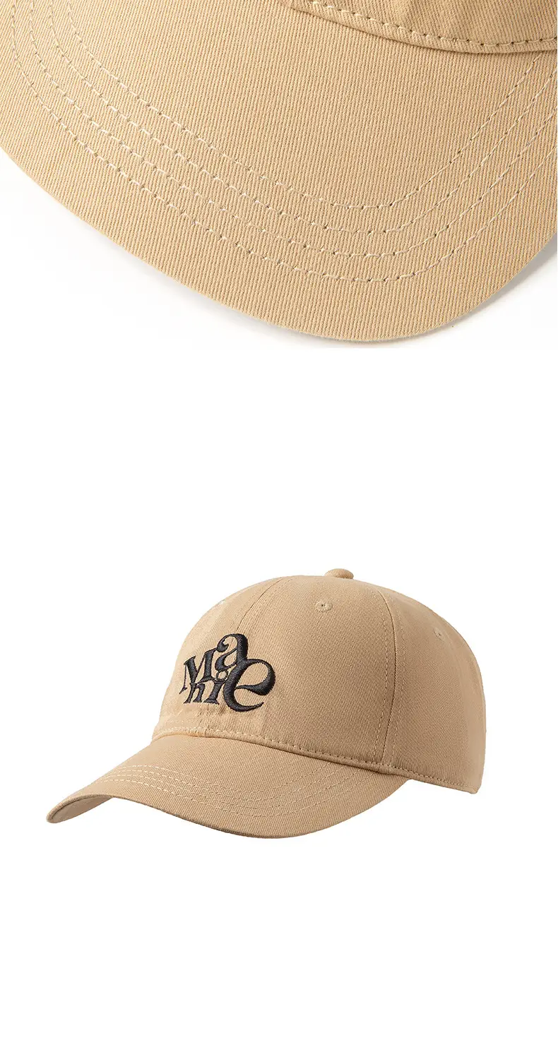 Women Black Logo Baseball Cap with "We" Embroidery — feature 7