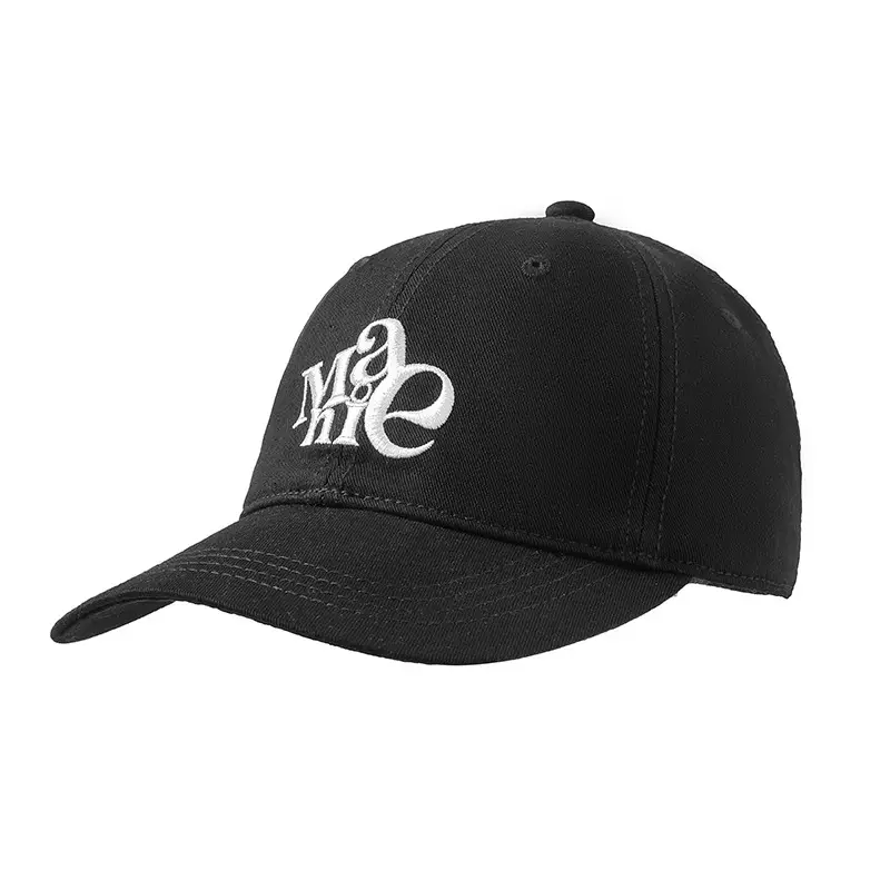 Women Black Logo Baseball Cap with "We" Embroidery - Image 4