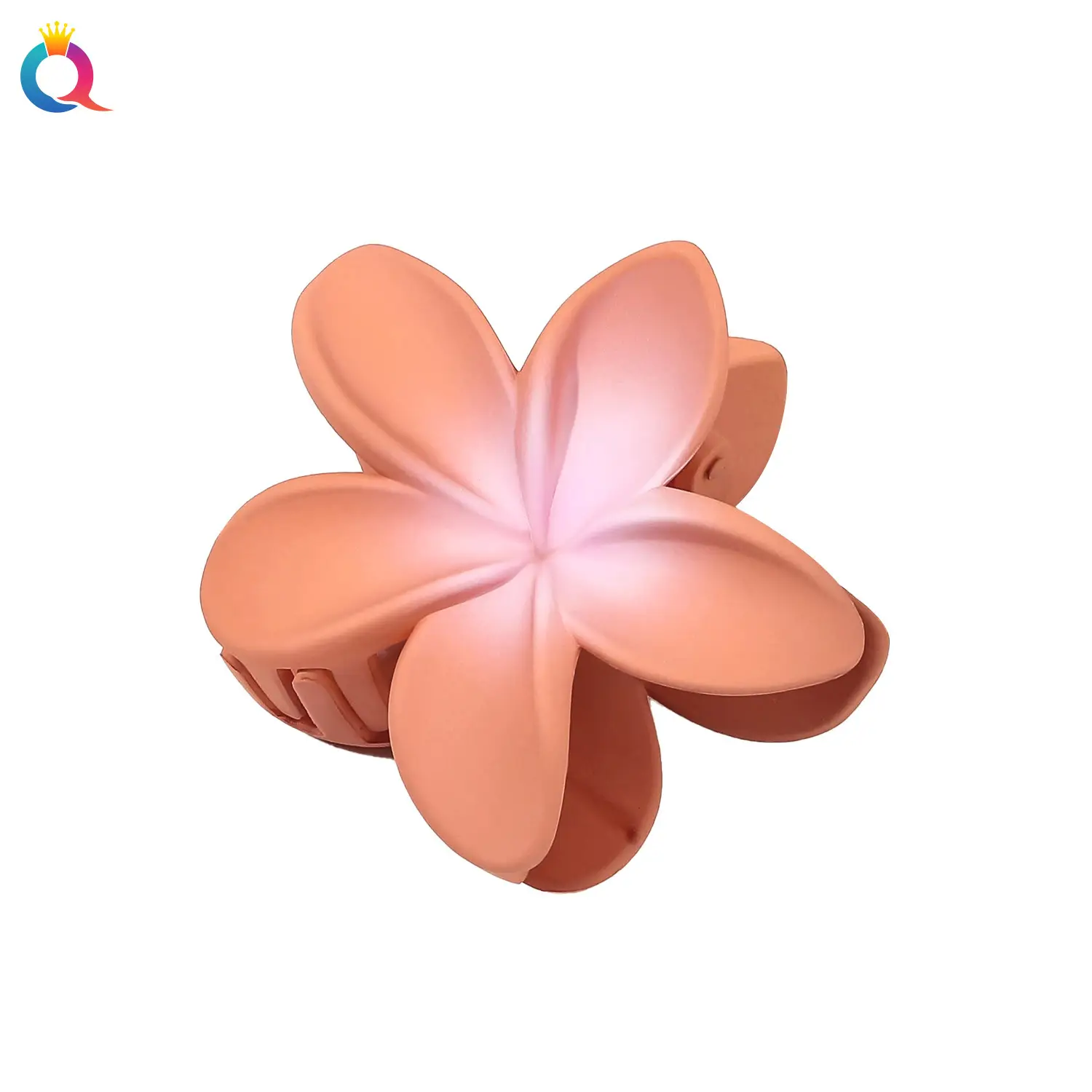 Transparent Flower Hairpin with Grip Clip — feature 23
