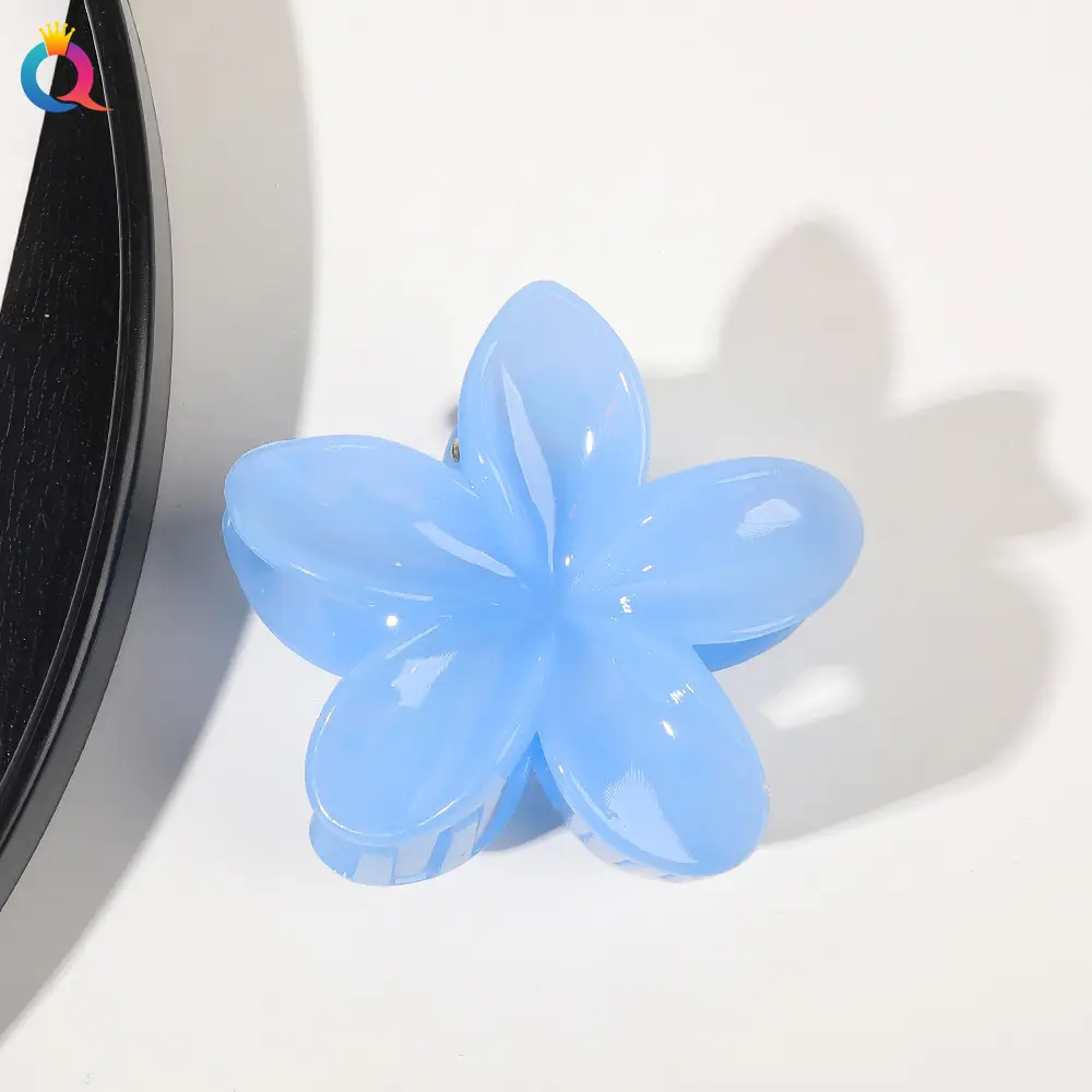 8cm frangipani-jelly sky blue