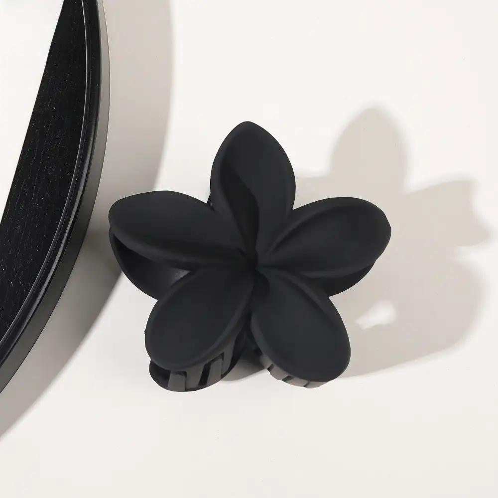 Transparent Flower Hairpin with Grip Clip - Image 19