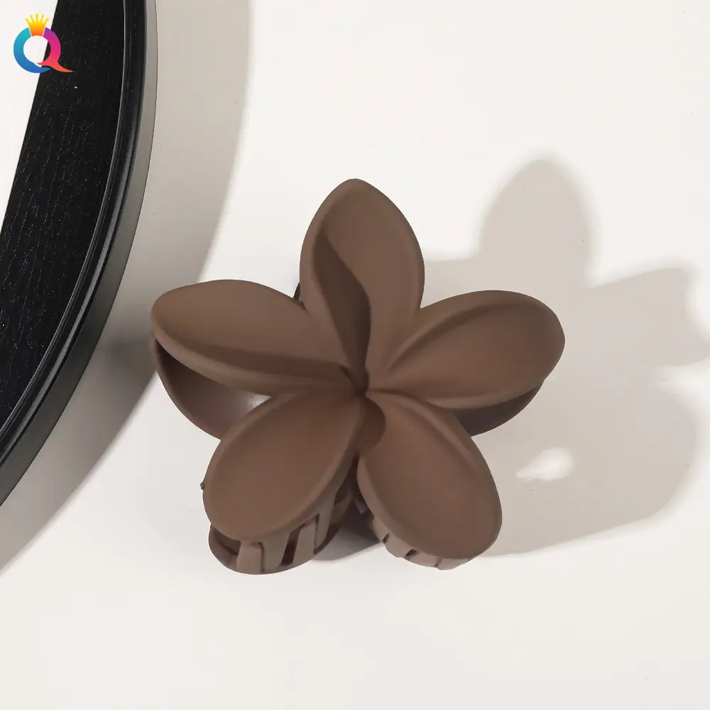 Transparent Flower Hairpin with Grip Clip - Image 21