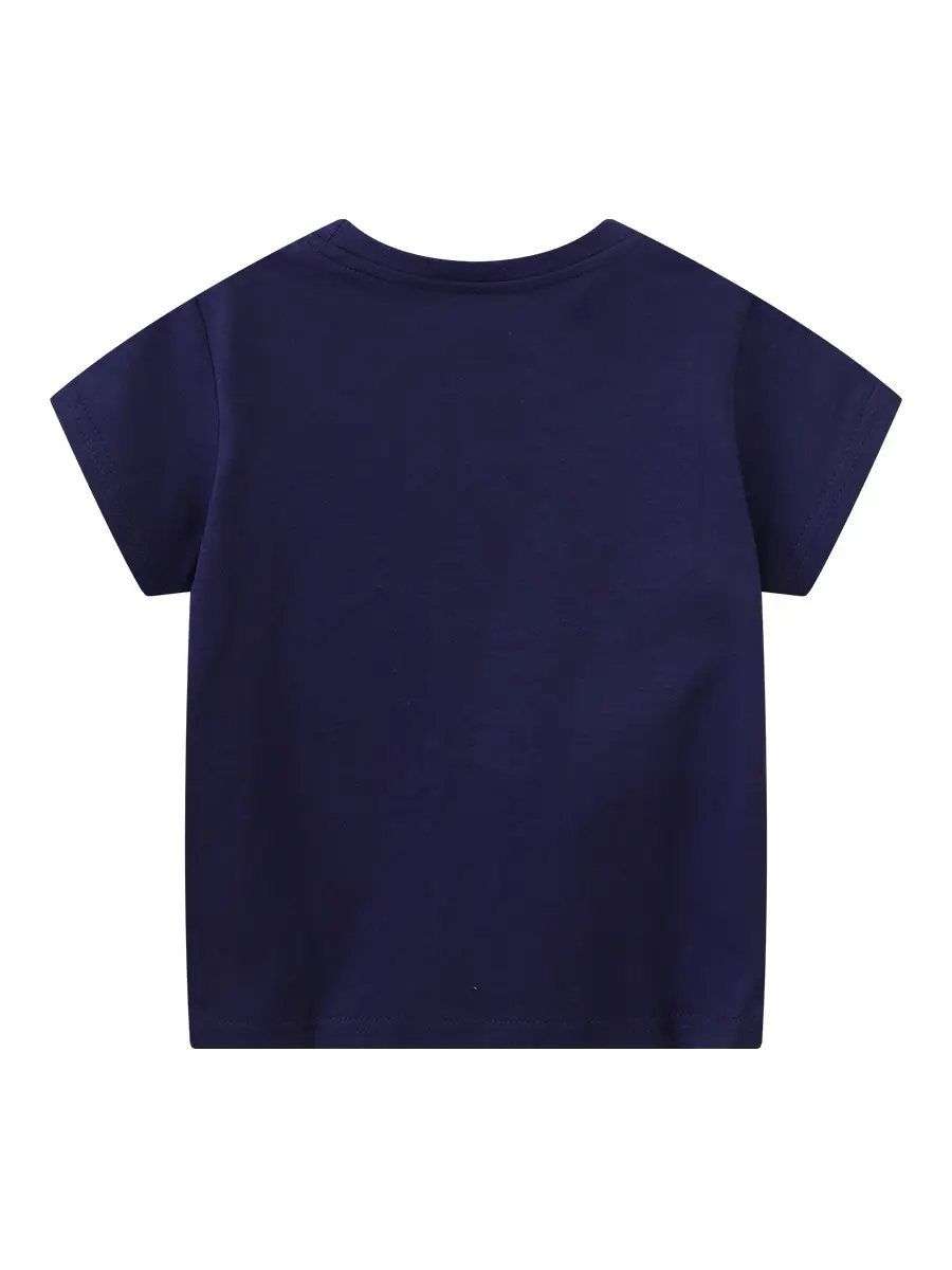 Blue Knitted Boys T-Shirt Summer 2025
