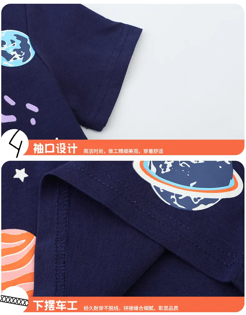 Blue Knitted Boys T-Shirt Summer 2025 — feature 7