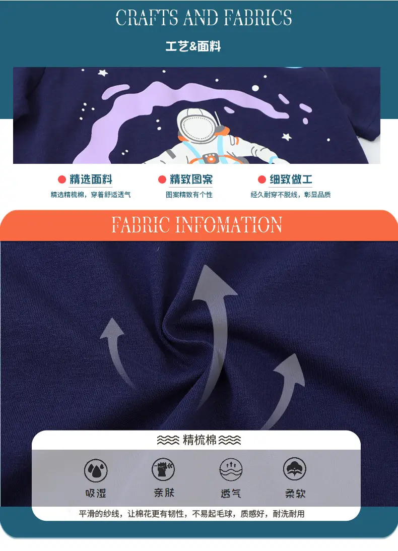 Blue Knitted Boys T-Shirt Summer 2025 — feature 8
