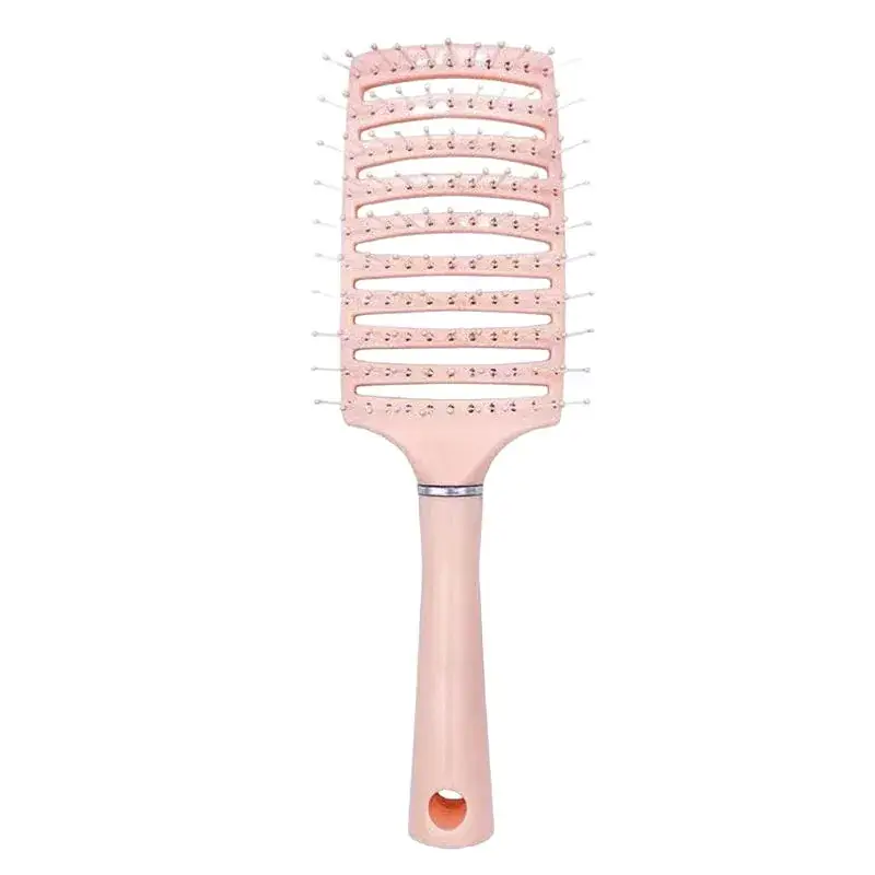 Women Macaron Comb for Long Hair Scalp Massage Curved - Image 6