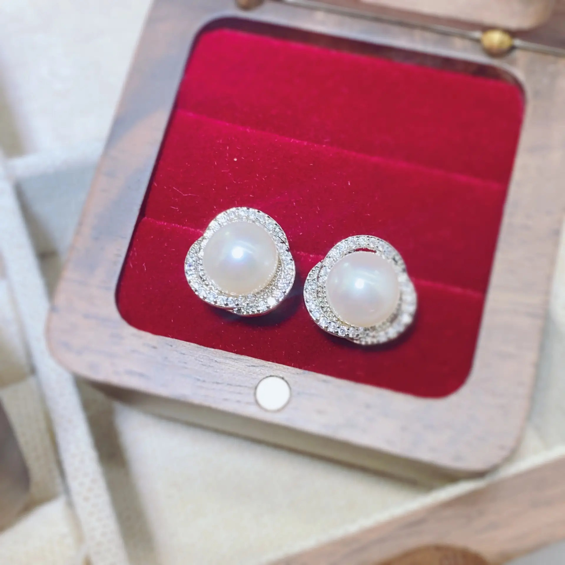 2024 Pearl Earrings Women S925 Silver Light - Image 3