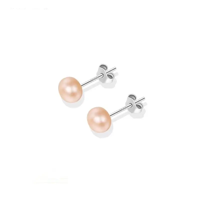 S925 Silver Pearl Earrings for Women 2024 - Image 2