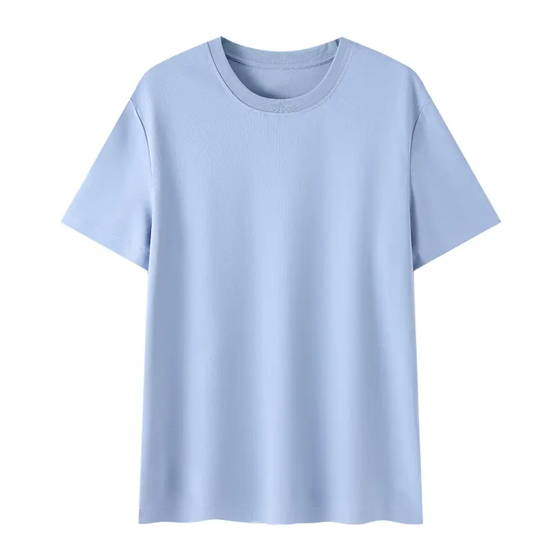 Men's Beige Ice Sense T-Shirt Round Neck 2024 - Image 5