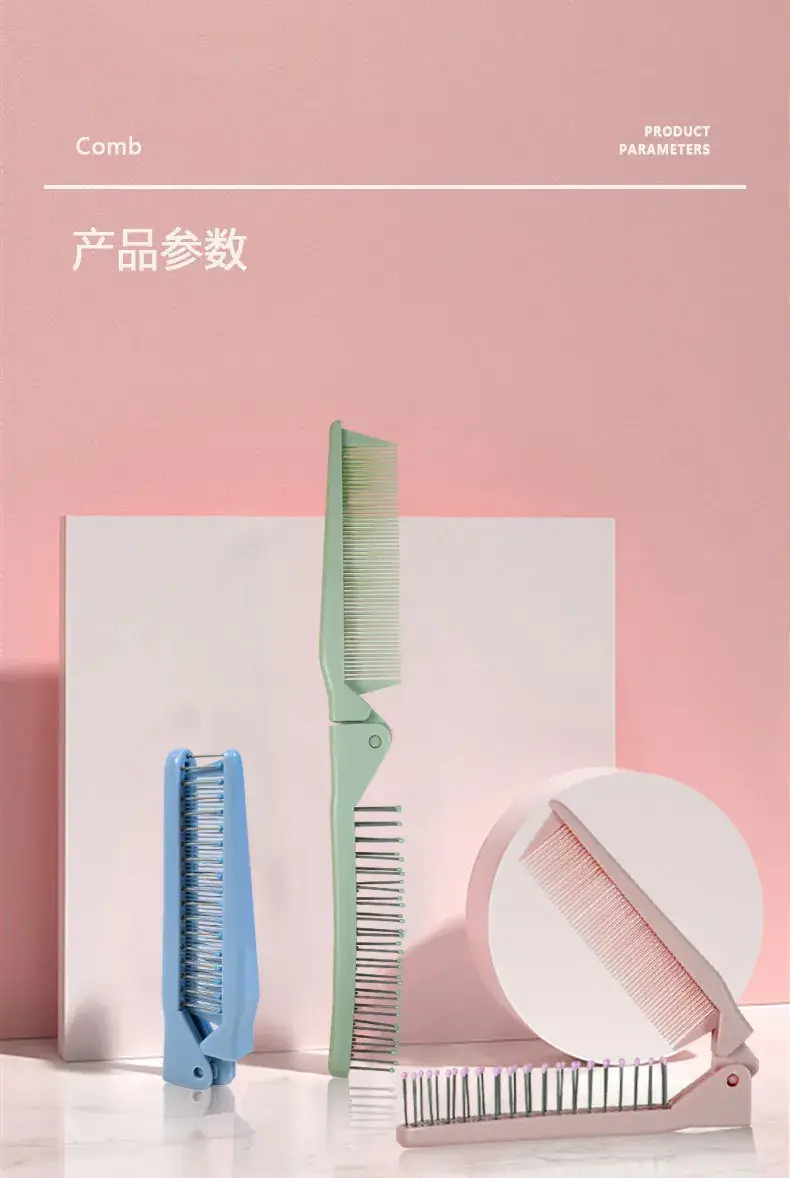Pink 2-in-1 Hair Comb for Women — feature 11