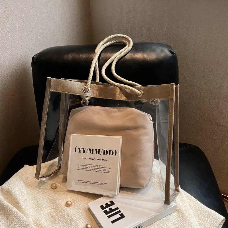 Transparent Women's Shoulder Bag 2025 New Large Capacity - Image 2