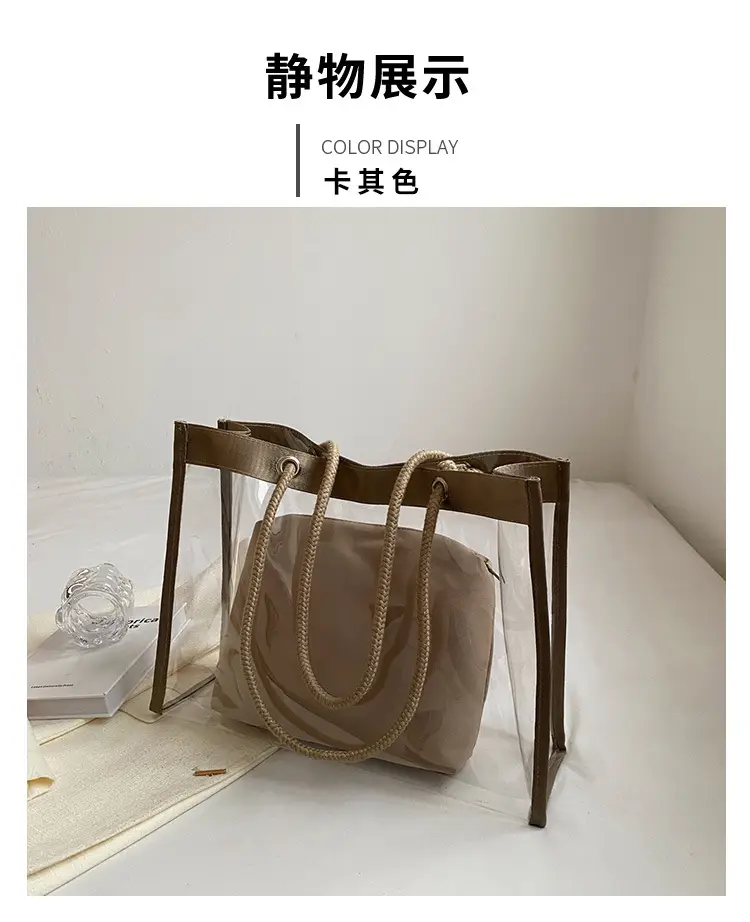Transparent Women's Shoulder Bag 2025 New Large Capacity — feature 11