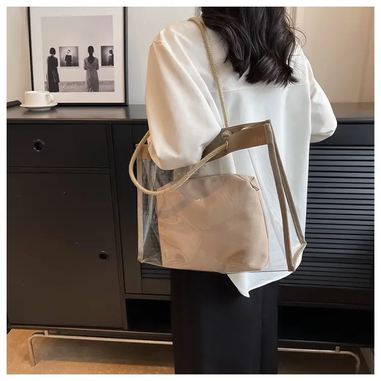 Transparent Women's Shoulder Bag 2025 New Large Capacity — feature 21