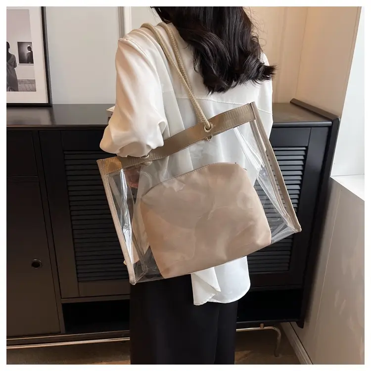 Transparent Women's Shoulder Bag 2025 New Large Capacity — feature 22