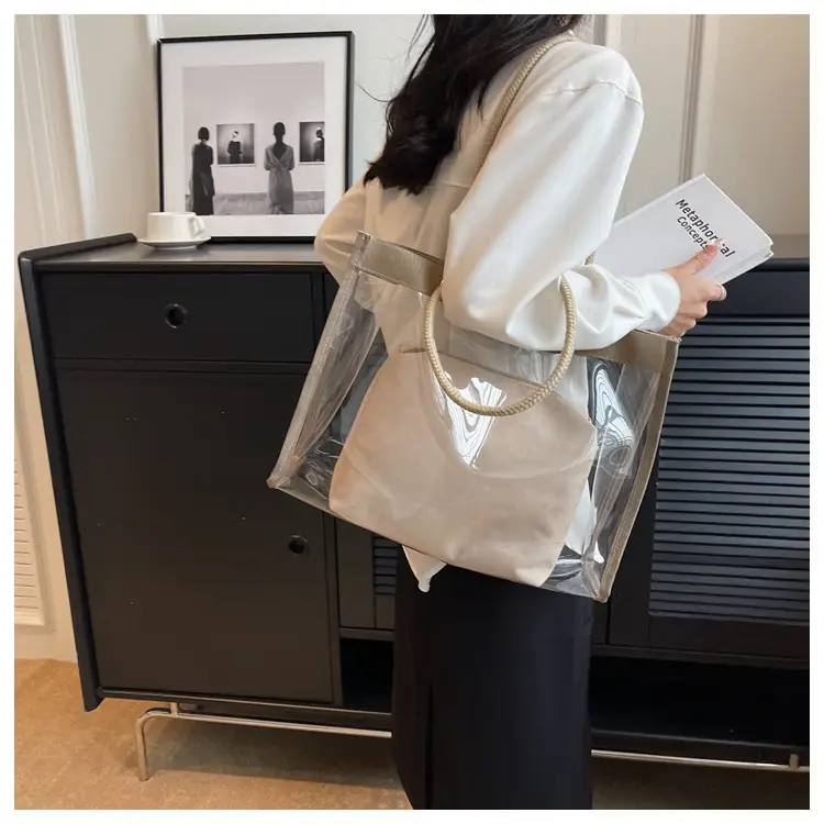 Transparent Women's Shoulder Bag 2025 New Large Capacity — feature 23