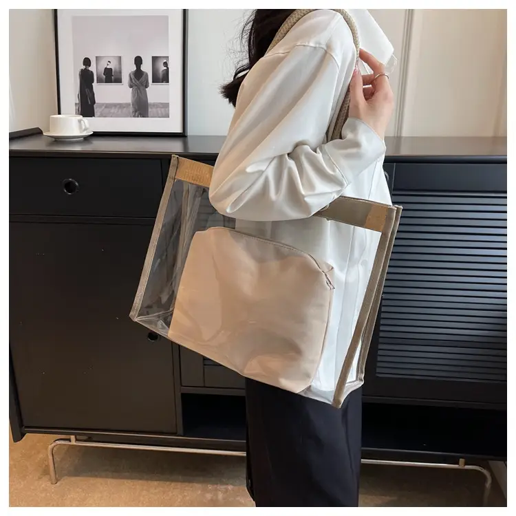 Transparent Women's Shoulder Bag 2025 New Large Capacity — feature 25