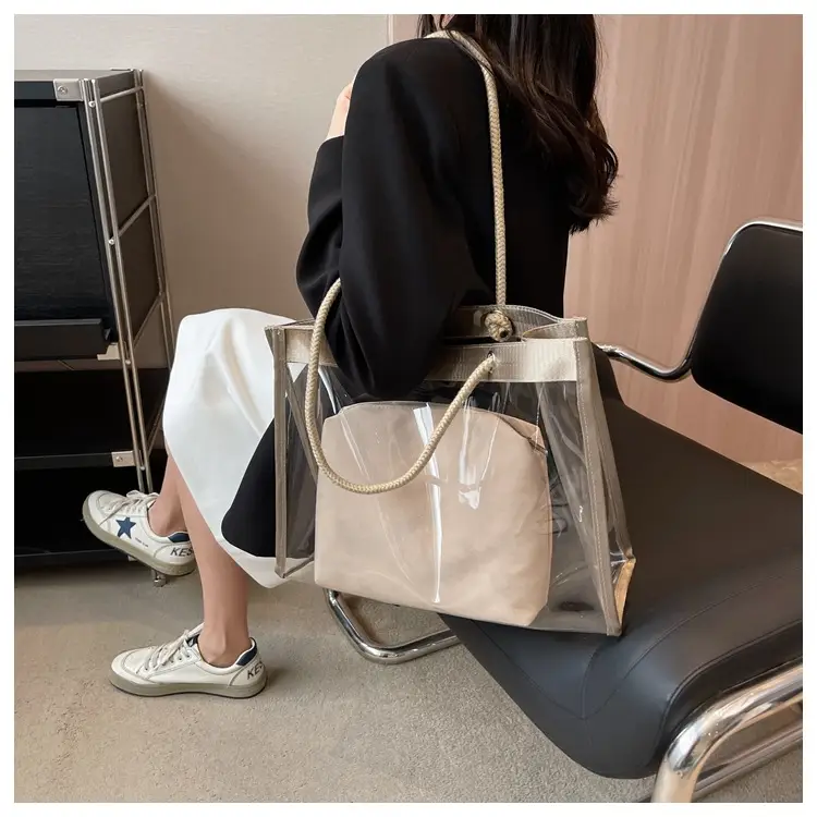 Transparent Women's Shoulder Bag 2025 New Large Capacity — feature 27