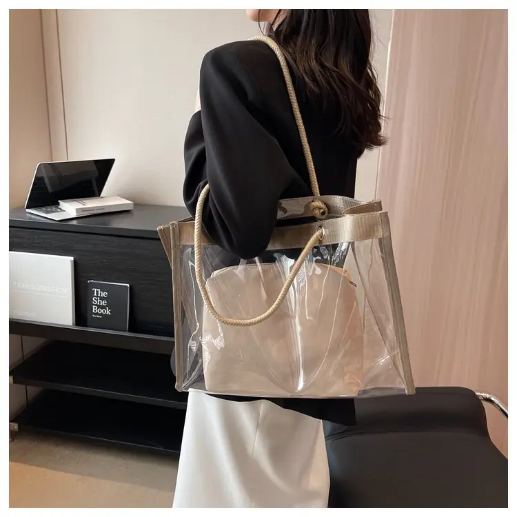 Transparent Women's Shoulder Bag 2025 New Large Capacity — feature 28