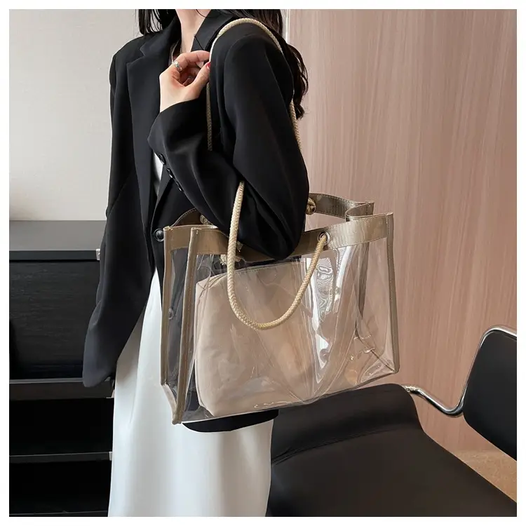 Transparent Women's Shoulder Bag 2025 New Large Capacity — feature 29